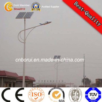 Luz de calle solar LED de la linterna de aluminio de la lámpara del alto brillo LED